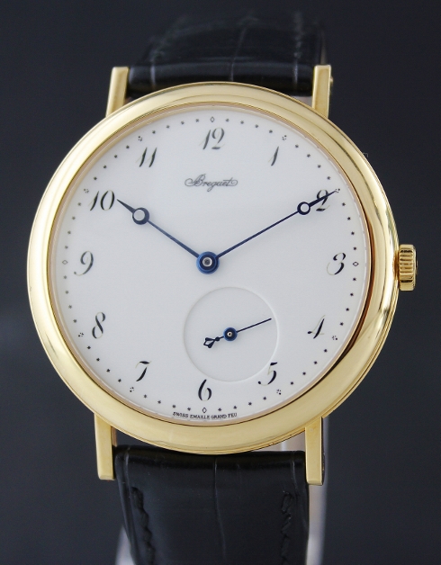 (image for) Like New Breguet 18K Yellow Gold Automatic Watch / Enamel Dial / 5140BA